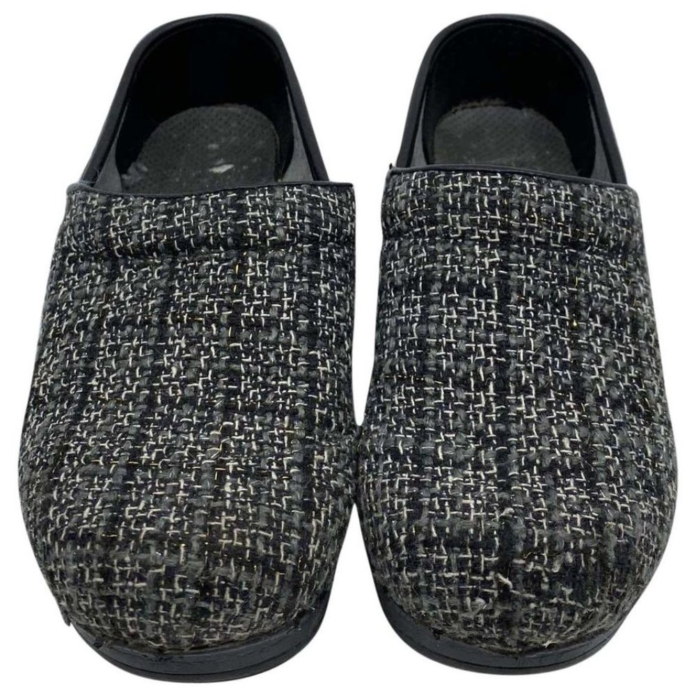 Dansko Black Gray Unisex Mules/Clogs Size 37